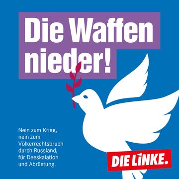 Die Waffen nieder!